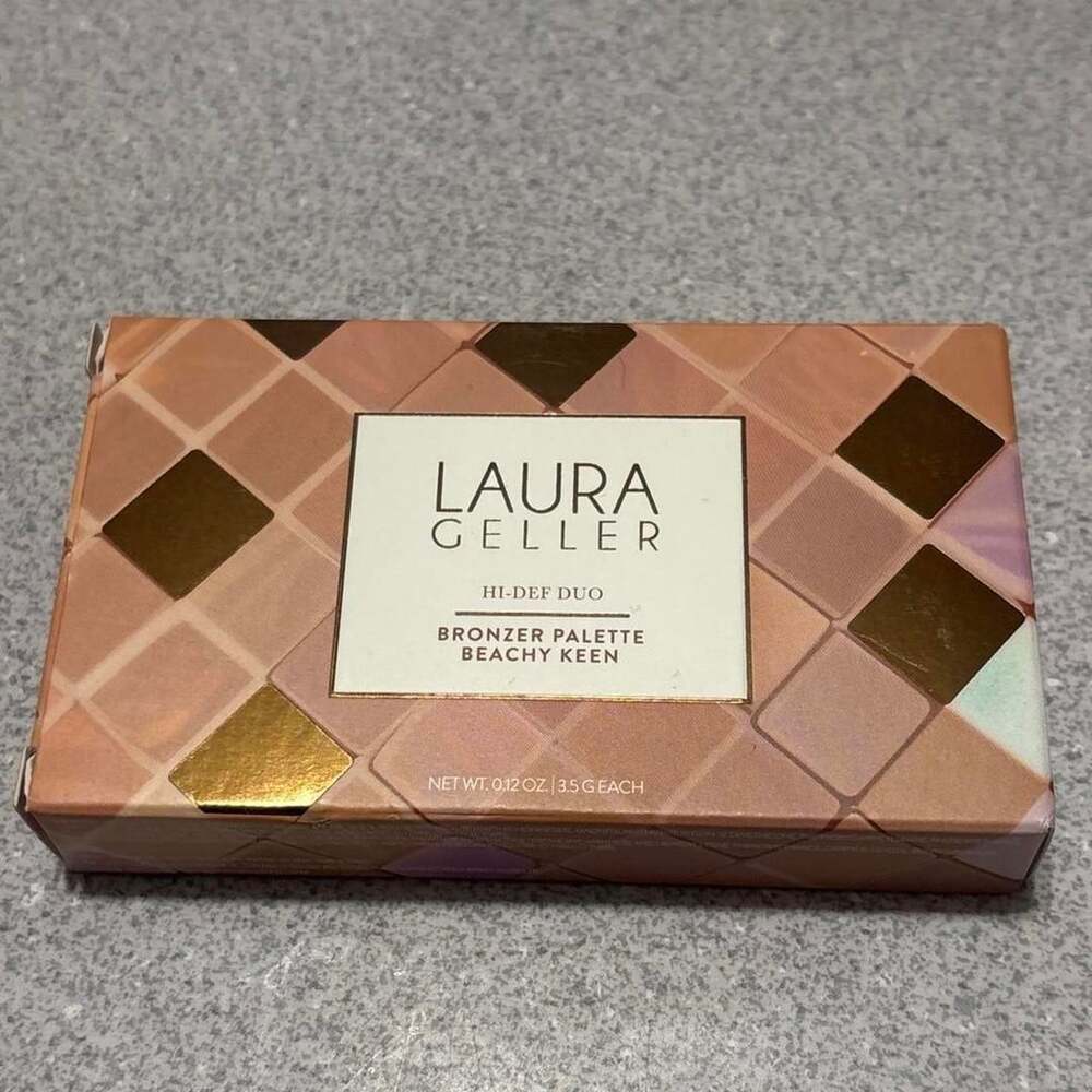 Laura Geller Hi-Def Duo Bronzer Palette Beachy Keen
